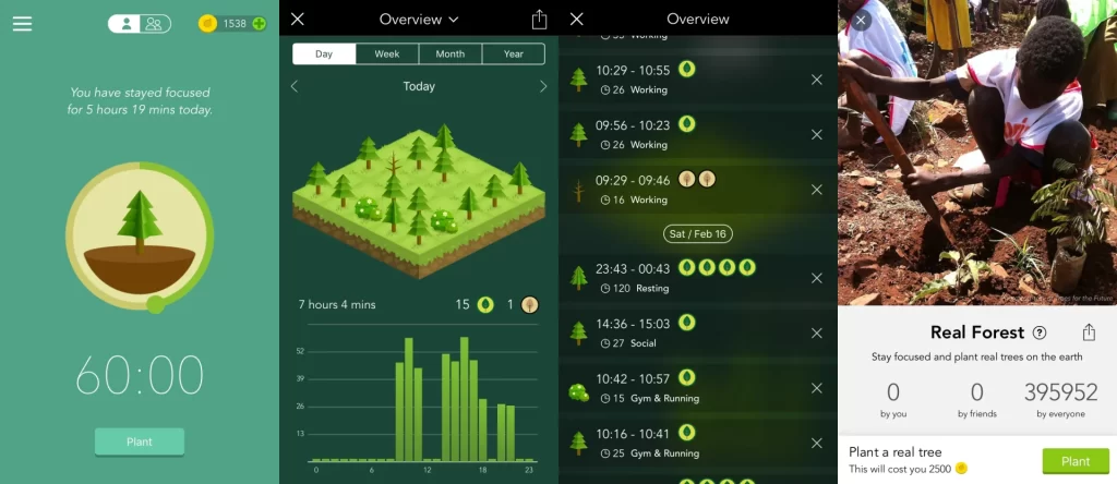 forest app screenshots